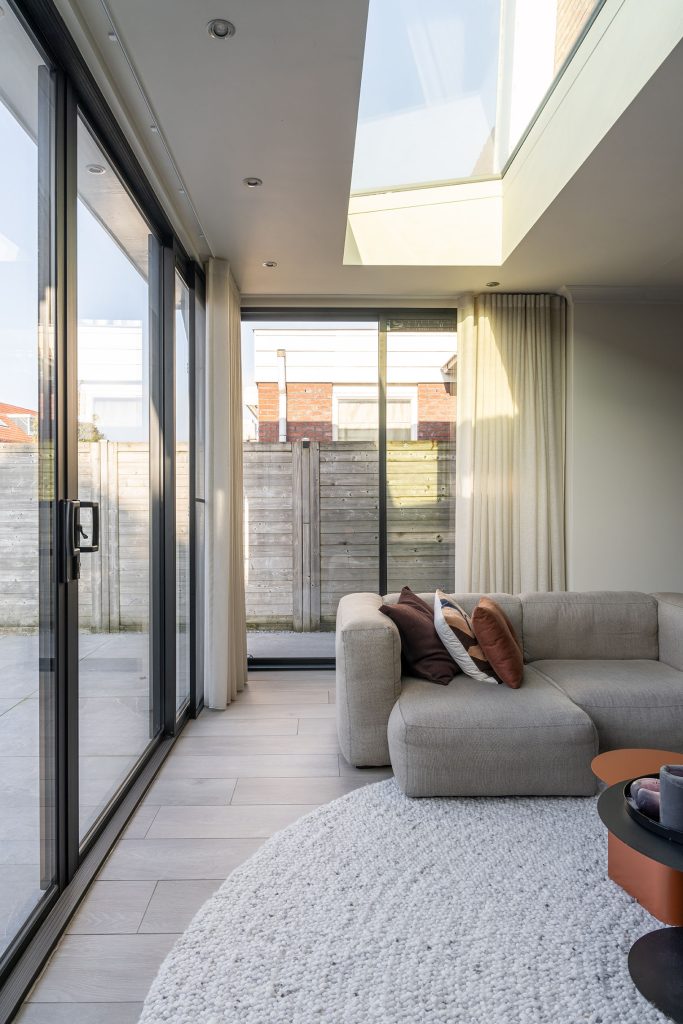 aanbouw op maat met lichtstraat