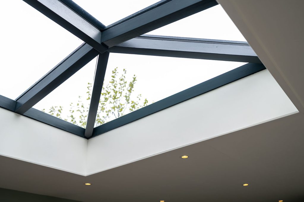 lichtstraat in tuinkamer