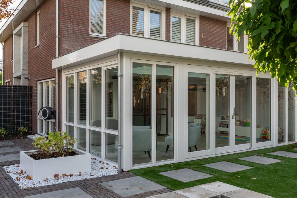 Geisoleerde serre aanbouw moordrecht