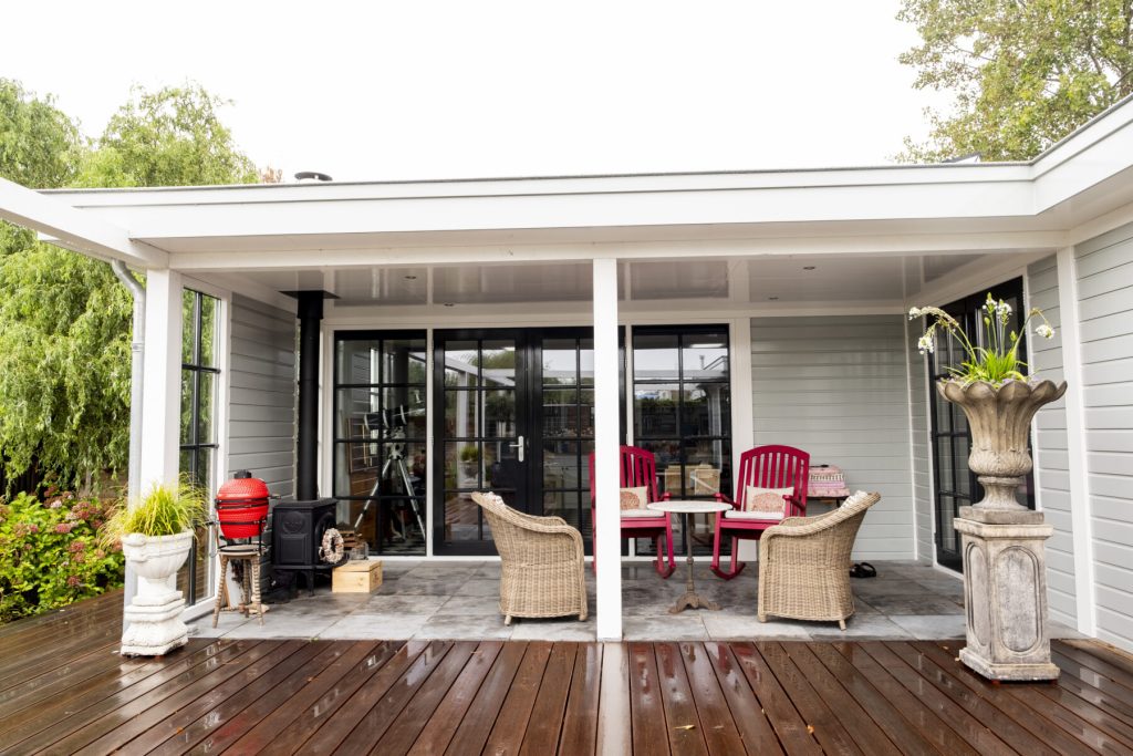 Serre met veranda