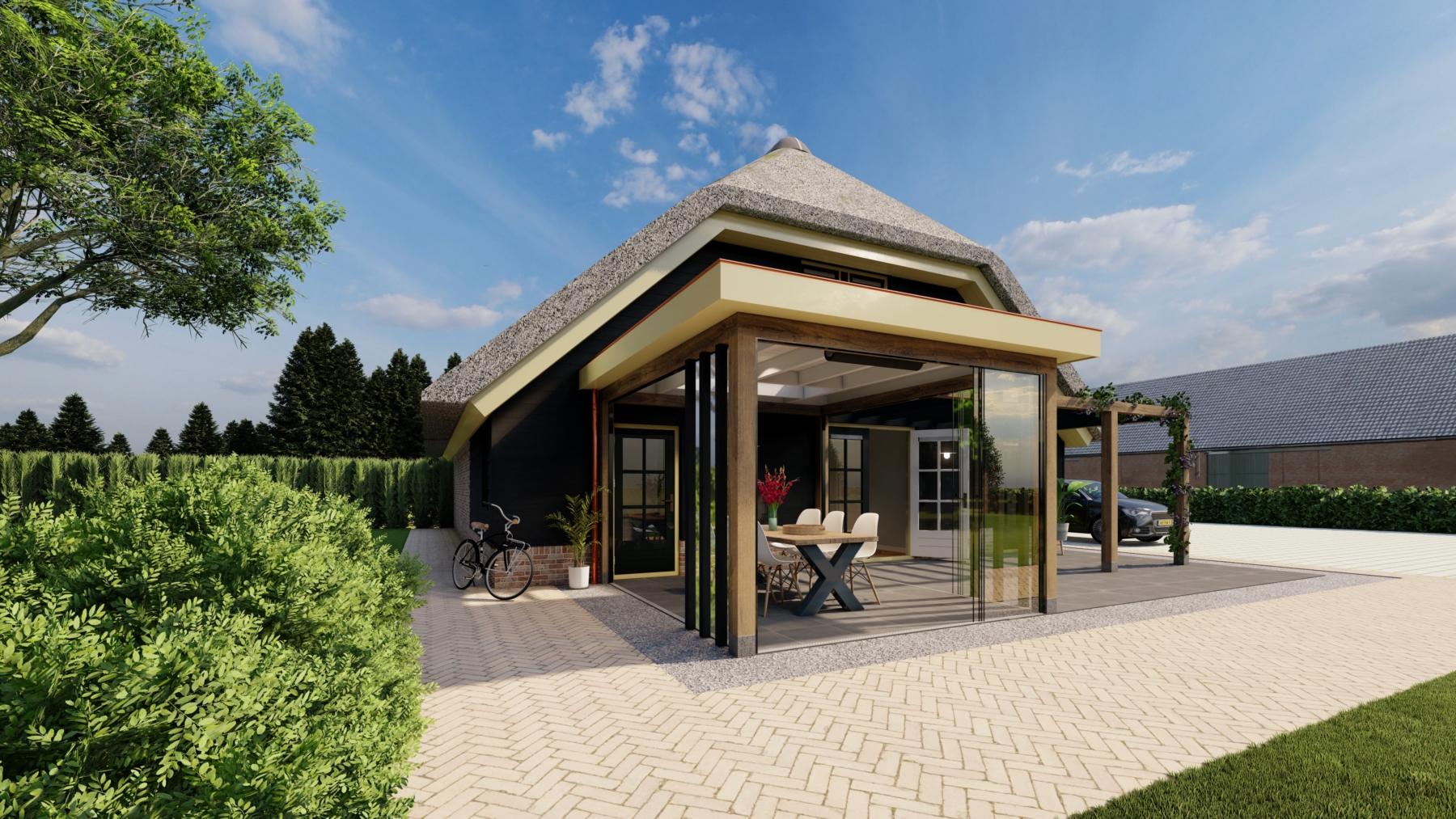 Landelijke tuinkamer ontwerp in Putten