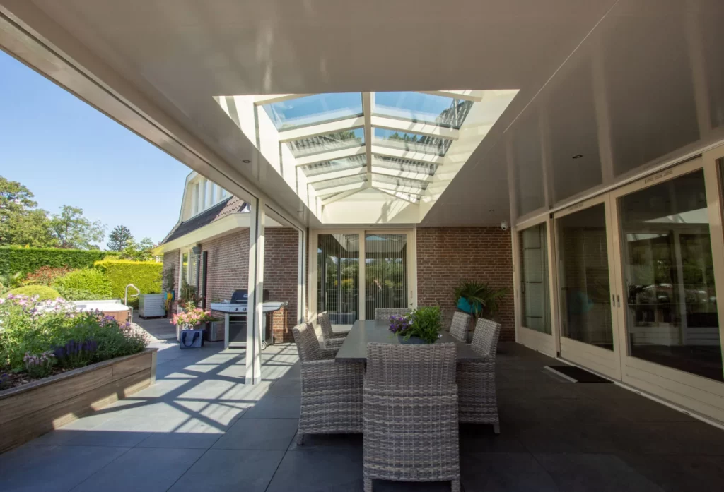 Veranda met screens