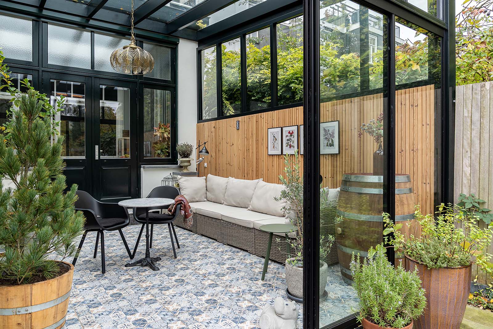 Klassieke tuinkamer aanbouw