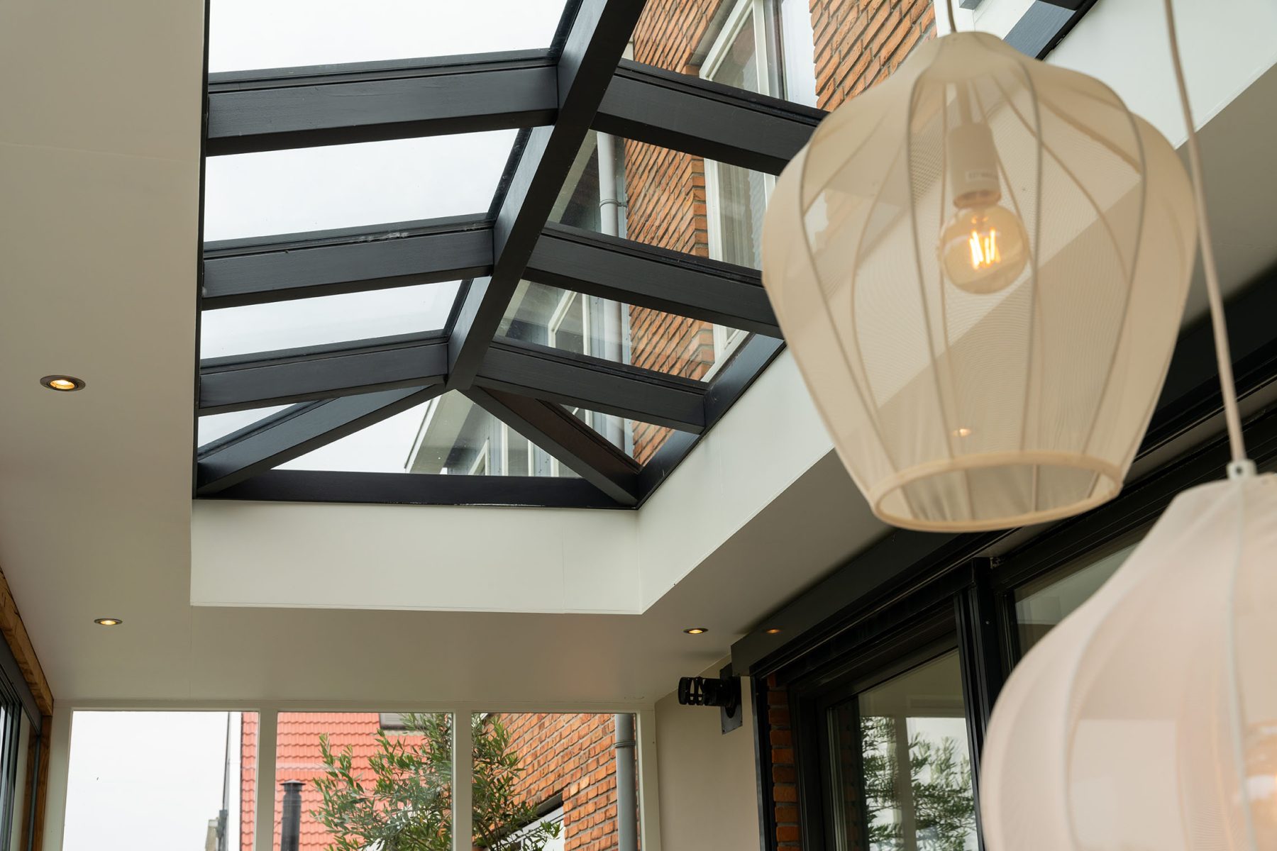 lichtstraat in veranda