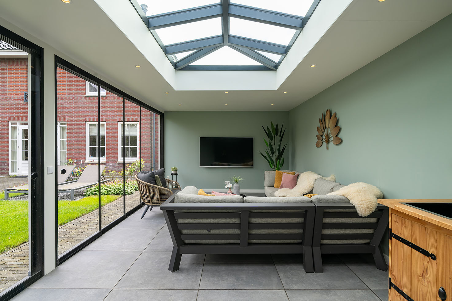 Tuin overkapping