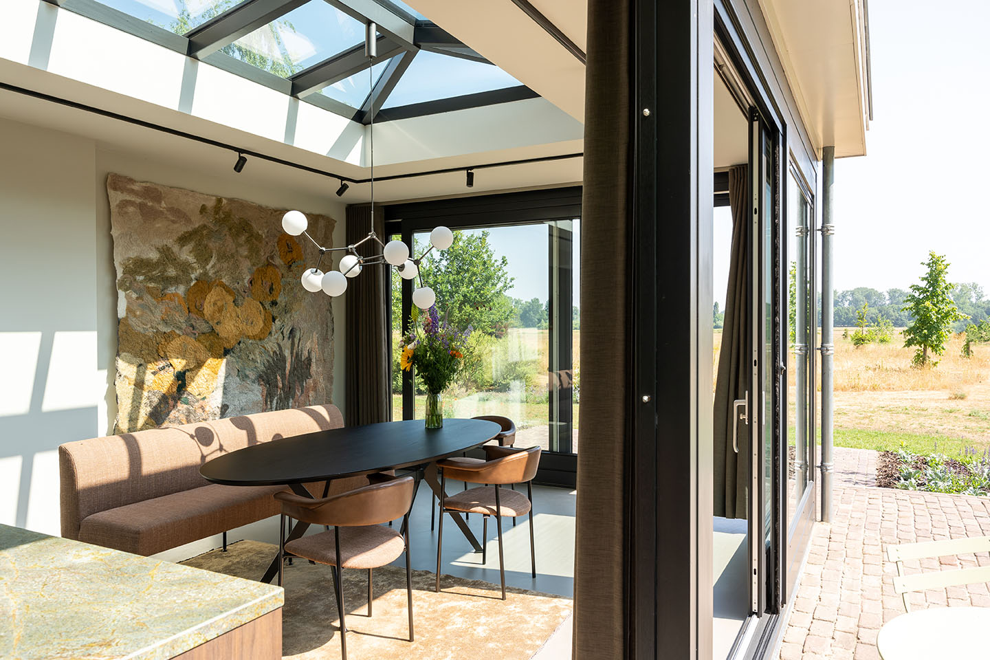 Open serre aanbouw