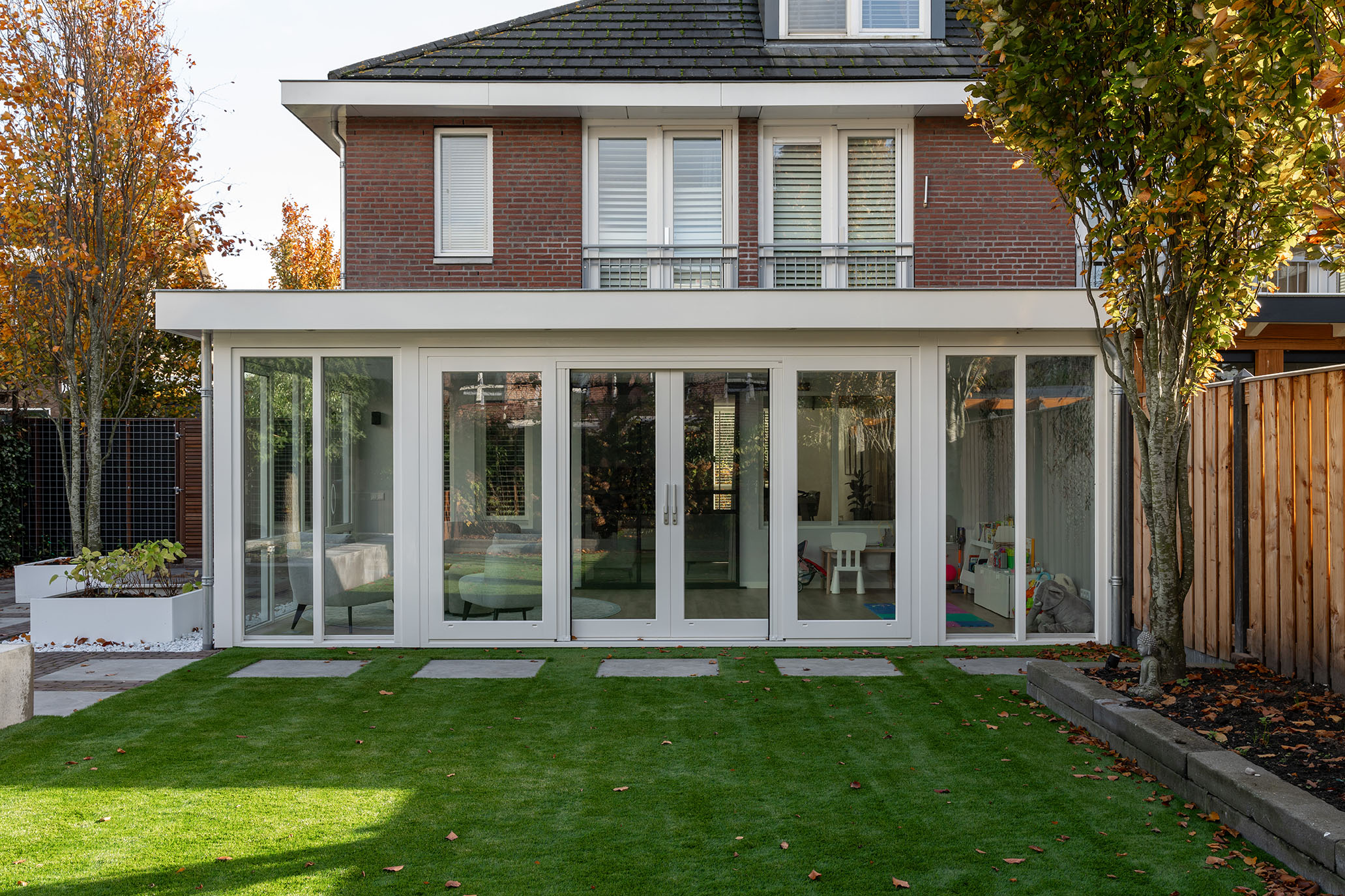Moderne serre aanbouw