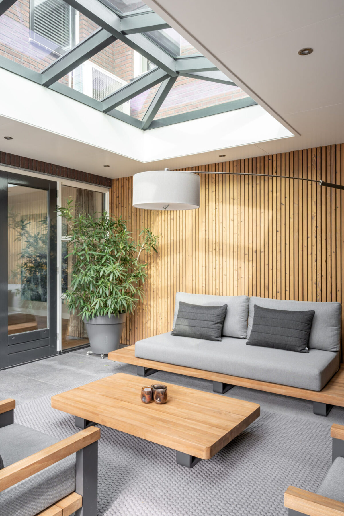 gevelbekleding hout tuinkamer