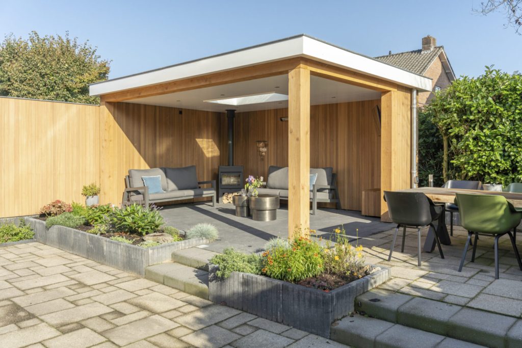 Luxe terrasoverkapping in Amerongen