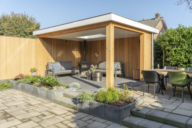 Luxe terrasoverkapping in Amerongen