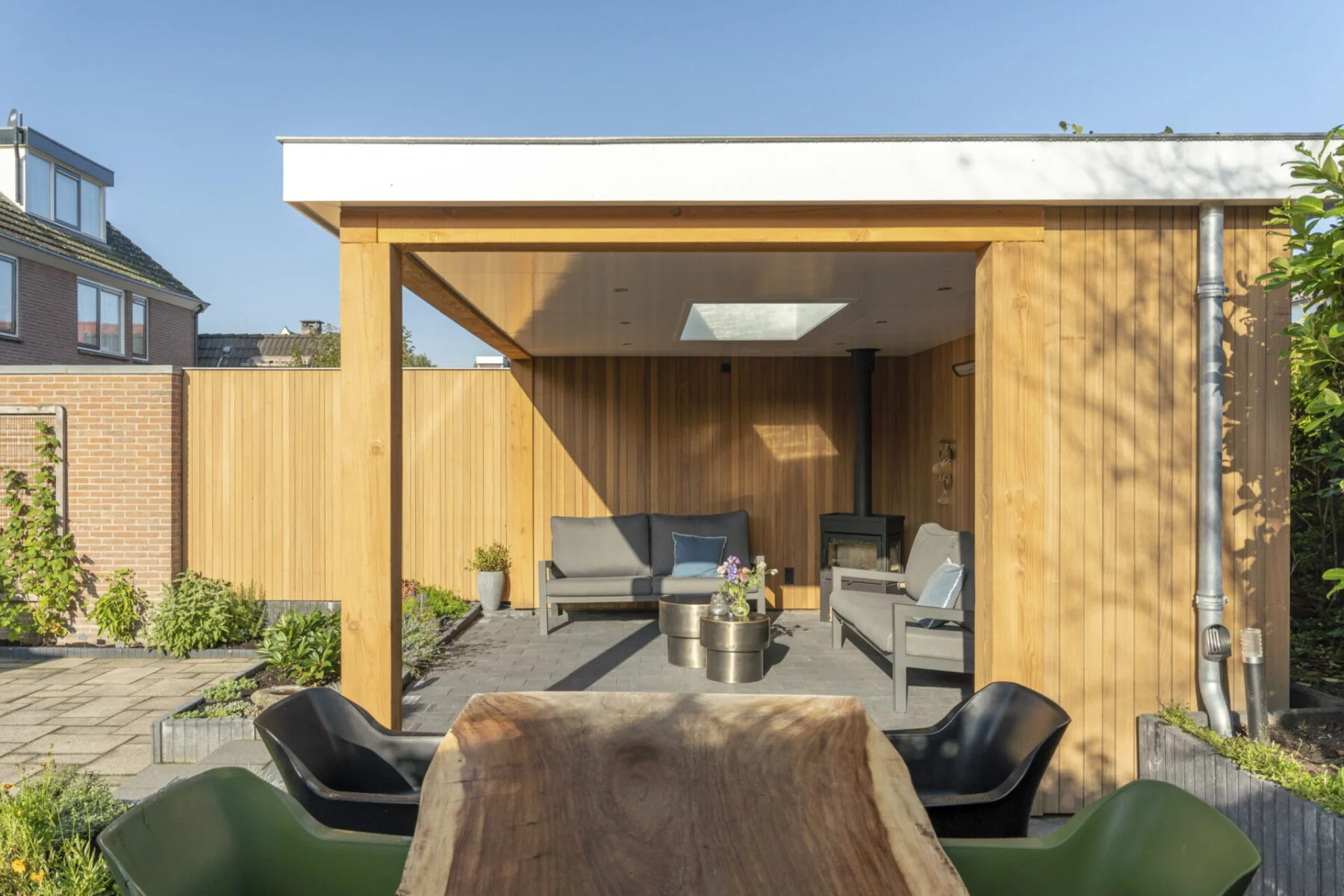 Luxe terrasoverkapping in Amerongen