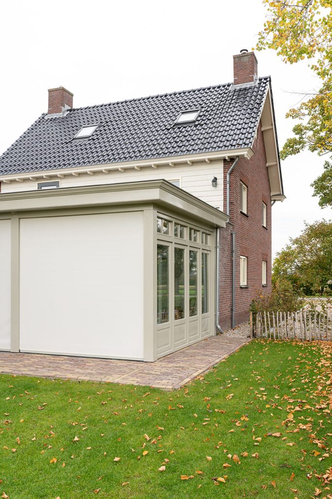 Serre met elektrisch scherm